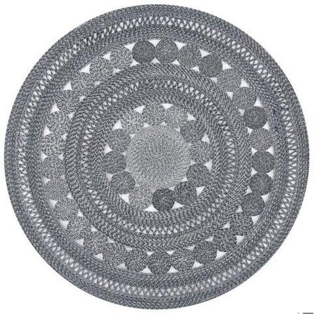 Safavieh 6 x 6 ft. Cape Cod Round Area Rug, Charcoal CAP222H-6R